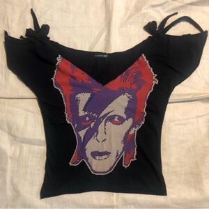 David Bowie Vintage Graphic Top
